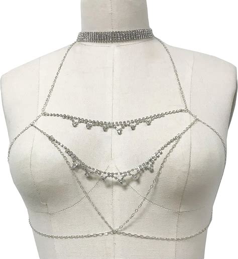 chain bra|bra with chain back strap.